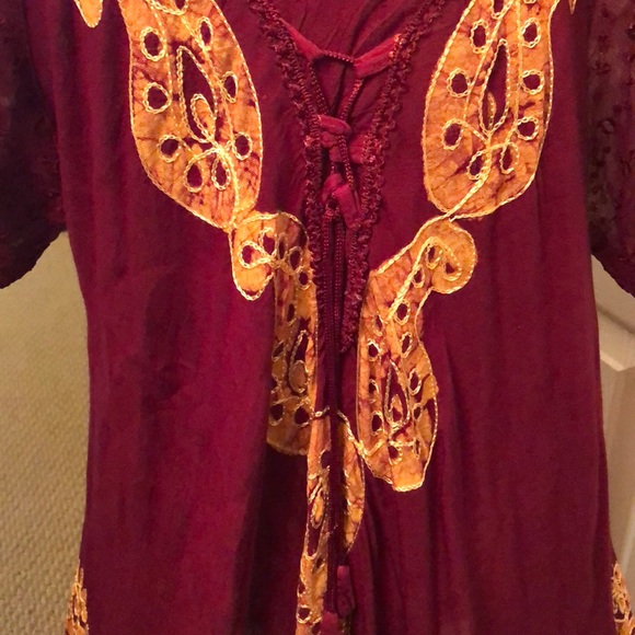 Boho shirt , blouse , tunic - Picture 2 of 6